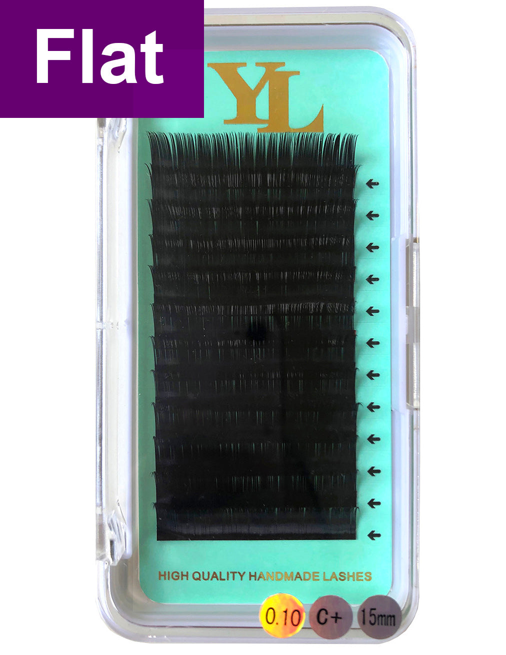 Flat Lash -Ellipse Lashes- 0.10mm - 8 to 18mm