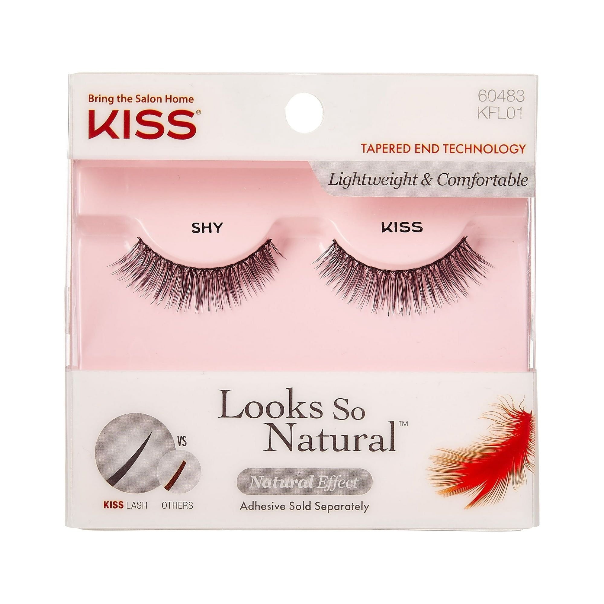 Kiss Looks So Natural False Eyelashes - Shy