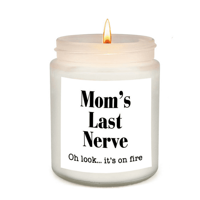 Candles for Home Scented, Made from Natural Soy Wax, Long Lasting Scent, Lavender Scented Candle 7.1 oz, Unique and Fun Birthday or Christmas Gifts (White)