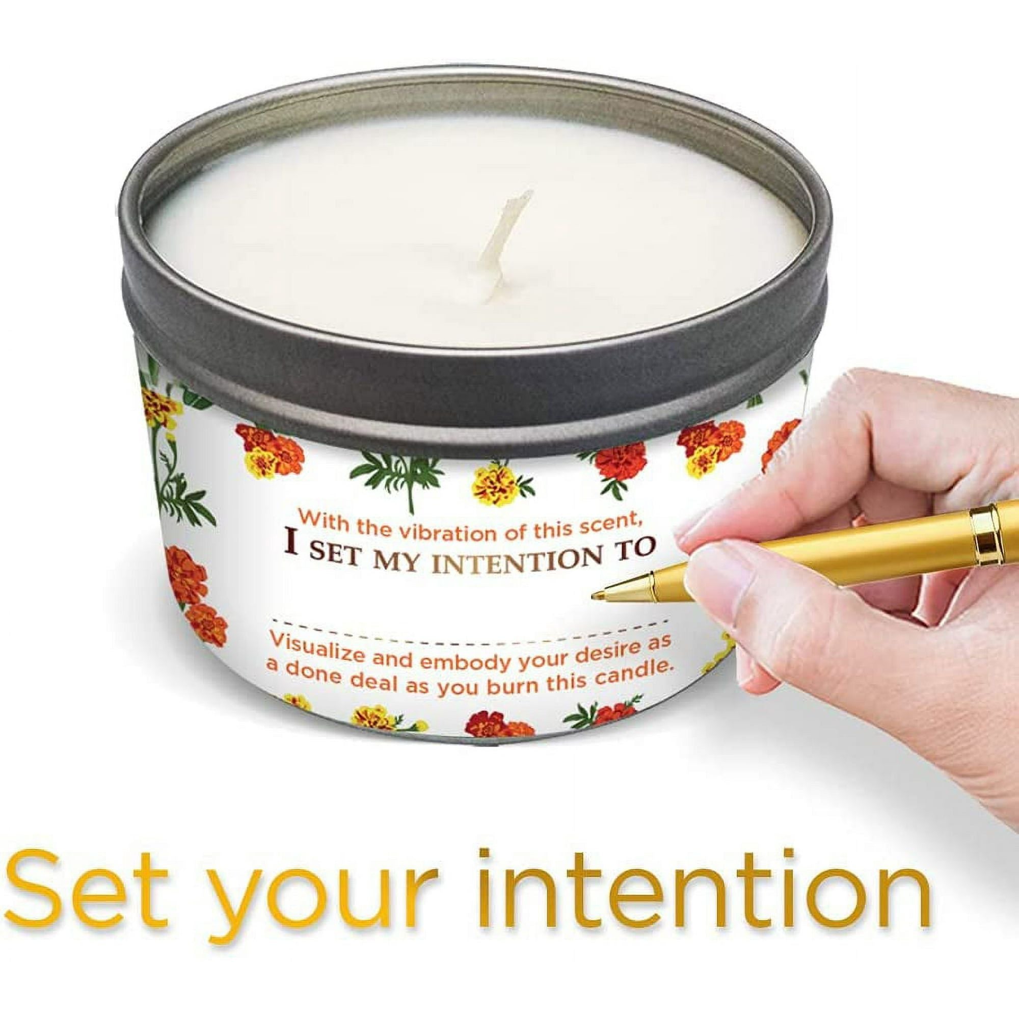 Magnificent 101 Long Lasting Candle for Honoring Your Ancestors | 6 Oz - 35 Hour Burn | Soy Wax Candle With Floral & Citrus Oils for Purification, Relaxation & Energy Cleansing