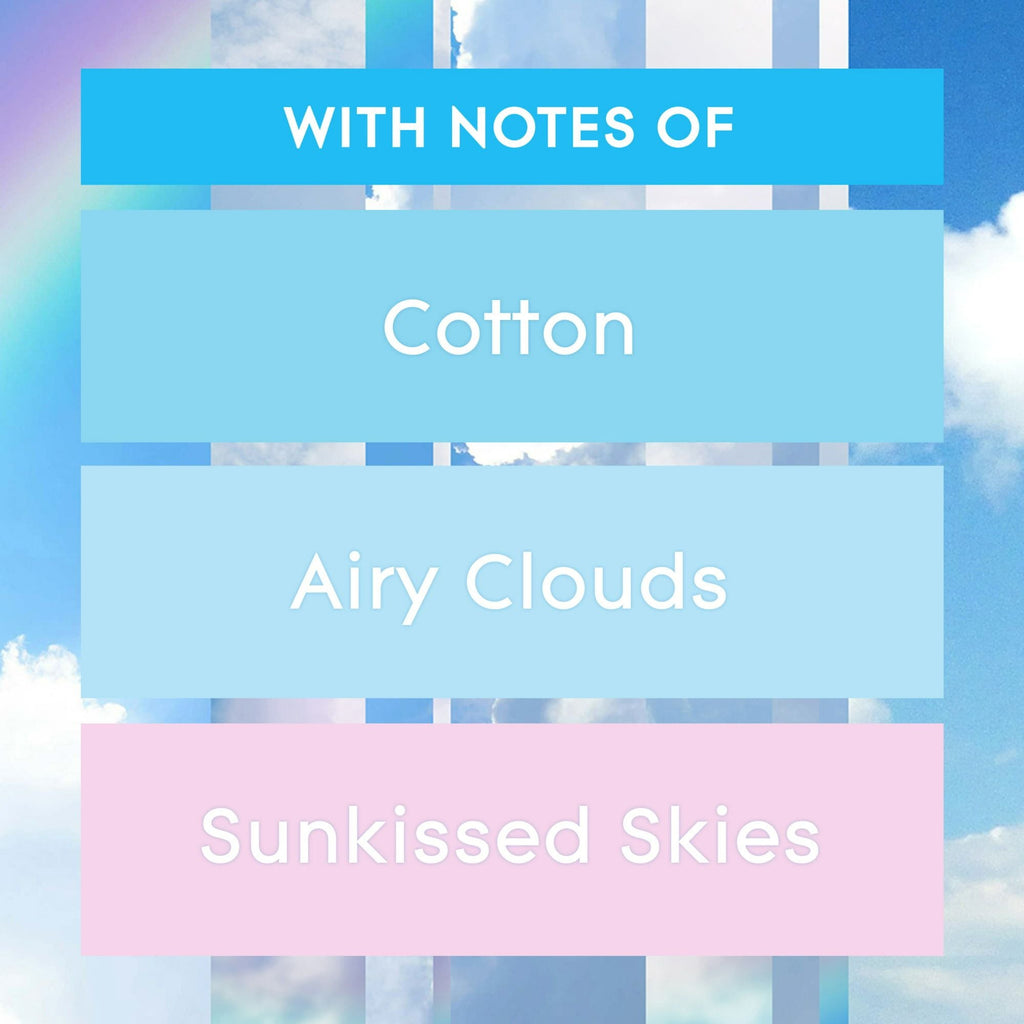 Glade Scented Candle Jar, Cotton Cloud Dream Scent, Infused with Essential Oils, Spring Limited Edition Fragrance, Positive Vibes Collection, 2 Candles, 3.4 Oz, 96 g each