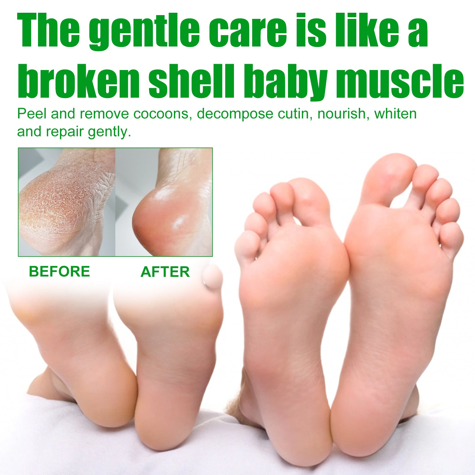 Aloe Vera Foot Mask, Moisturizing Anti-Cracking, Dead Skin Removal, Tender Skin Care Foot Mask