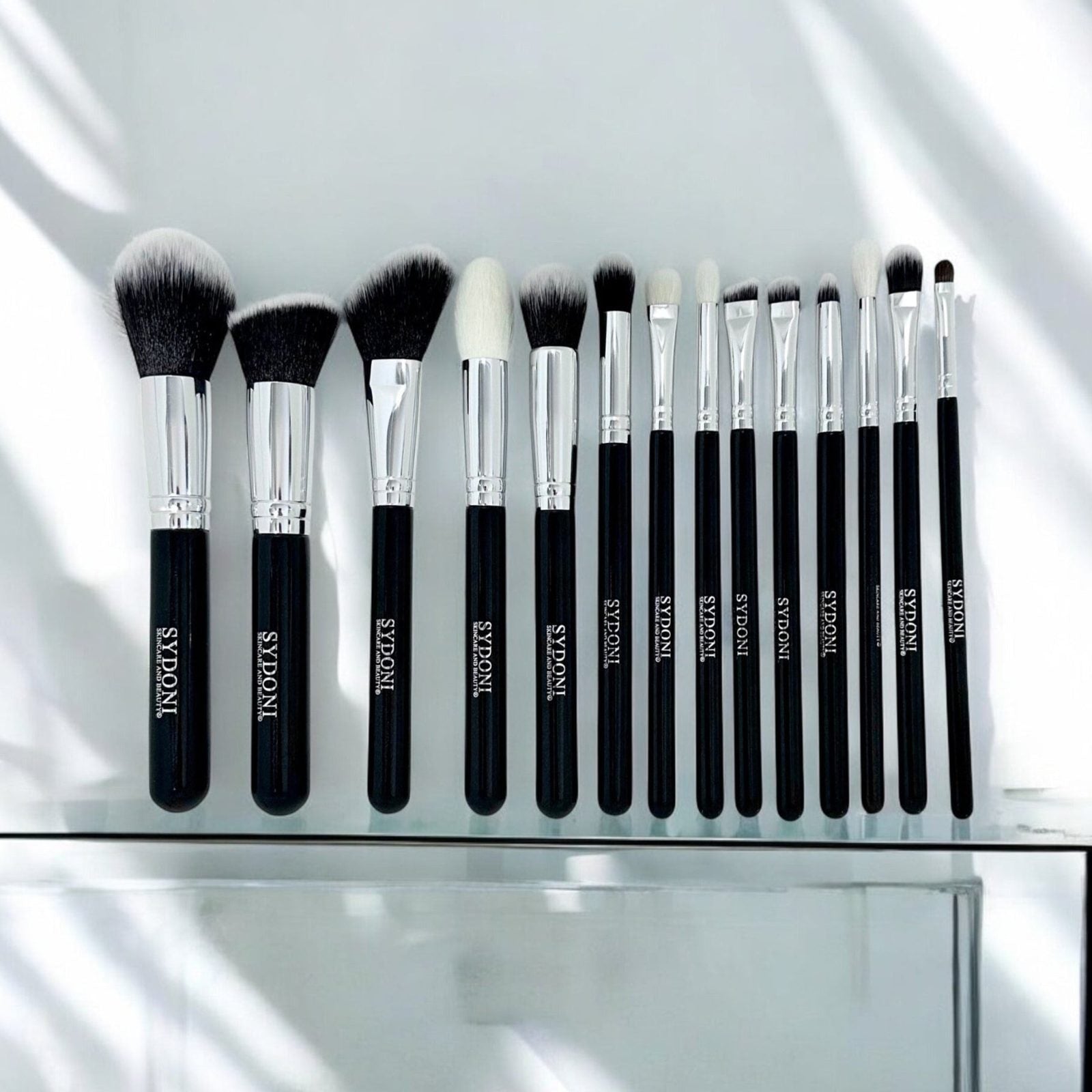 Most Loved! 14-Piece Professional Makeup Brush Set with Travel Brush Holder