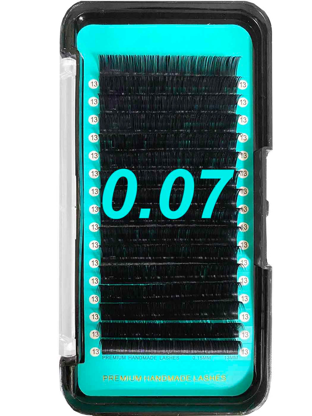 Cashmere Matte Faux Mink Deep Black Lash Extensions [0.07mm 16-line]
