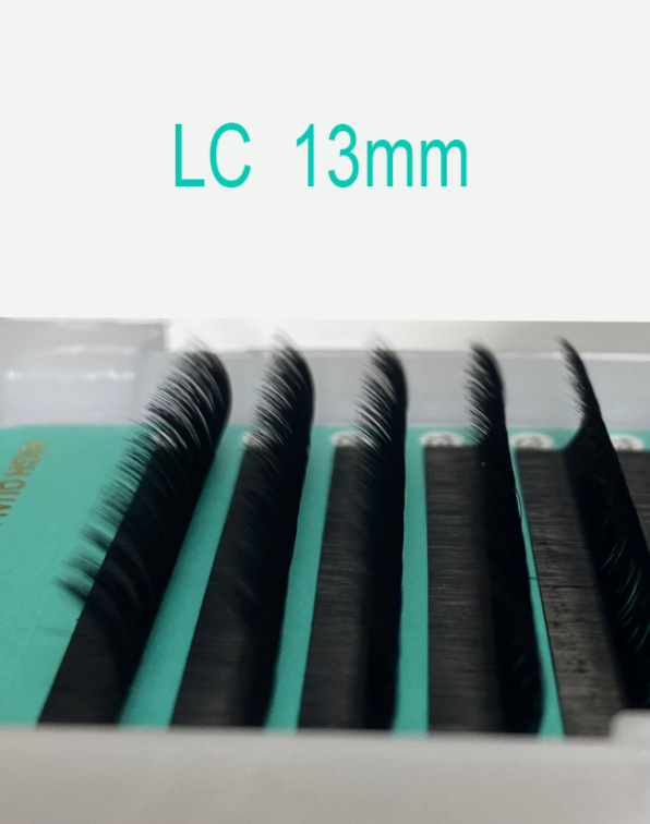 LC, LD Curl Lashes Cashmere Extra Matte Dark Black Lashes 0.03mm