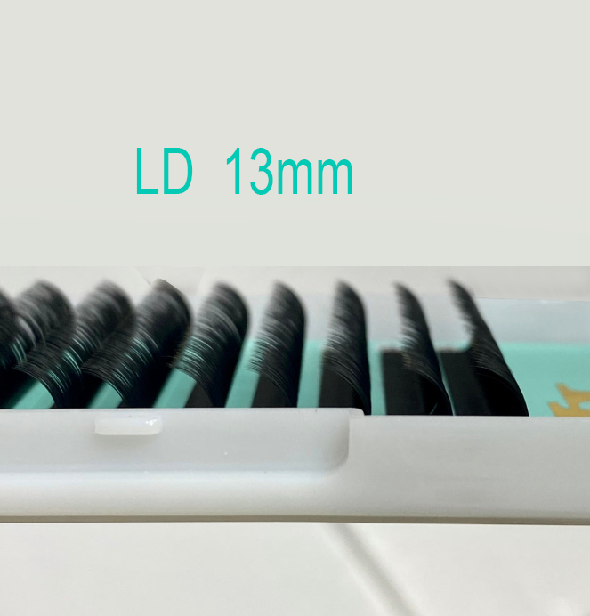 LC , LD curl Lashes 0.06 mm Cashmere Extra Matte Dark Black Lashes