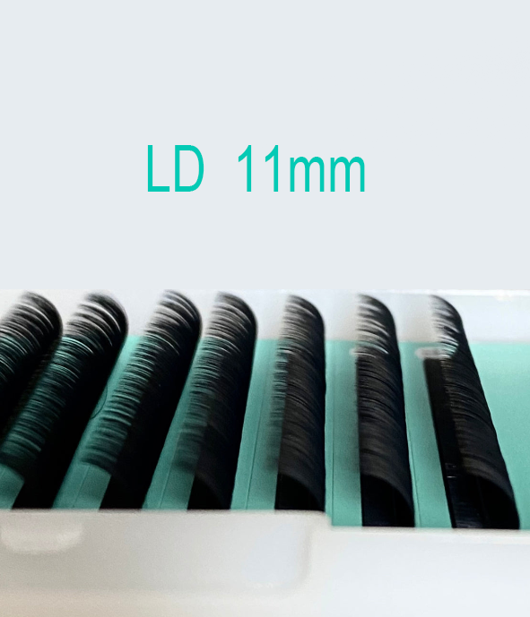 LC, LD Curl Lashes Cashmere Extra Matte Dark Black Lashes 0.03mm