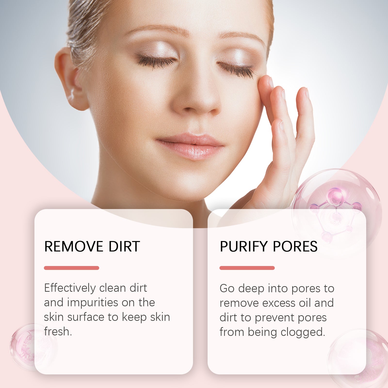 Pore Cleansing Cleanser Cleans Impurities From The Face, Moisturizes The Skin And Is Gentle And Moisturizing