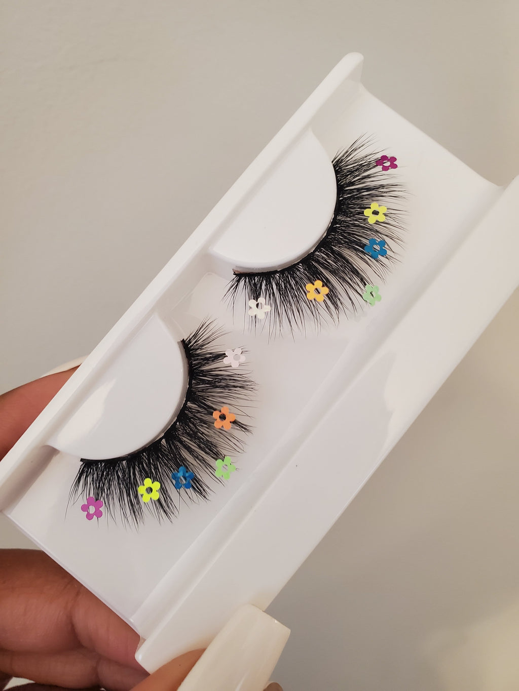 Sequin Flower Lashes 20mm