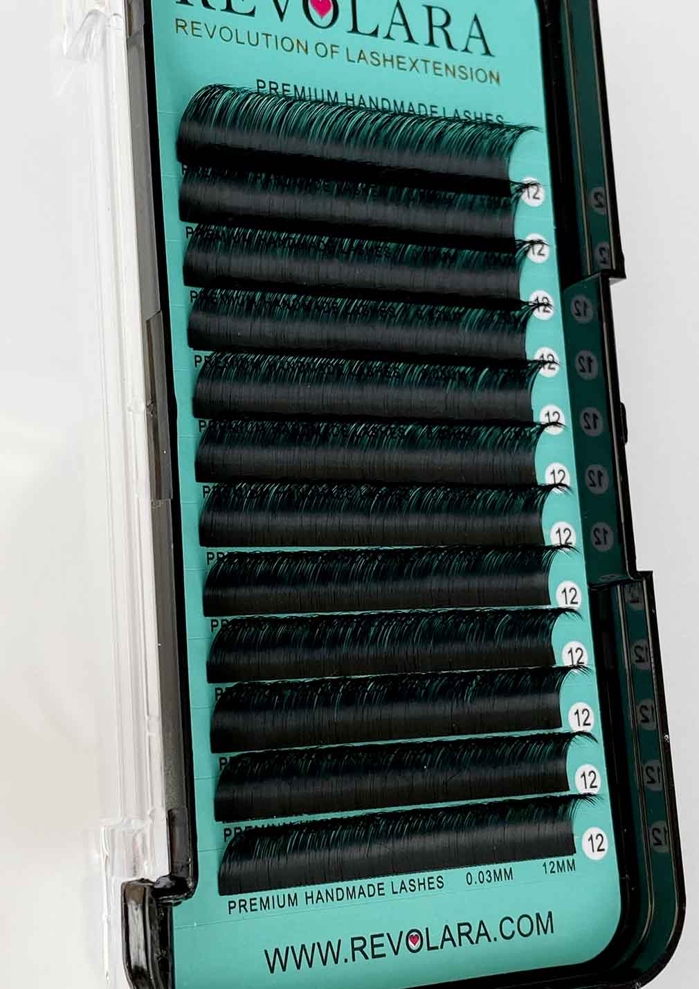 Cashmere Matte Faux Mink Deep Black Individual Lash Extensions [0.05mm 12-lines]