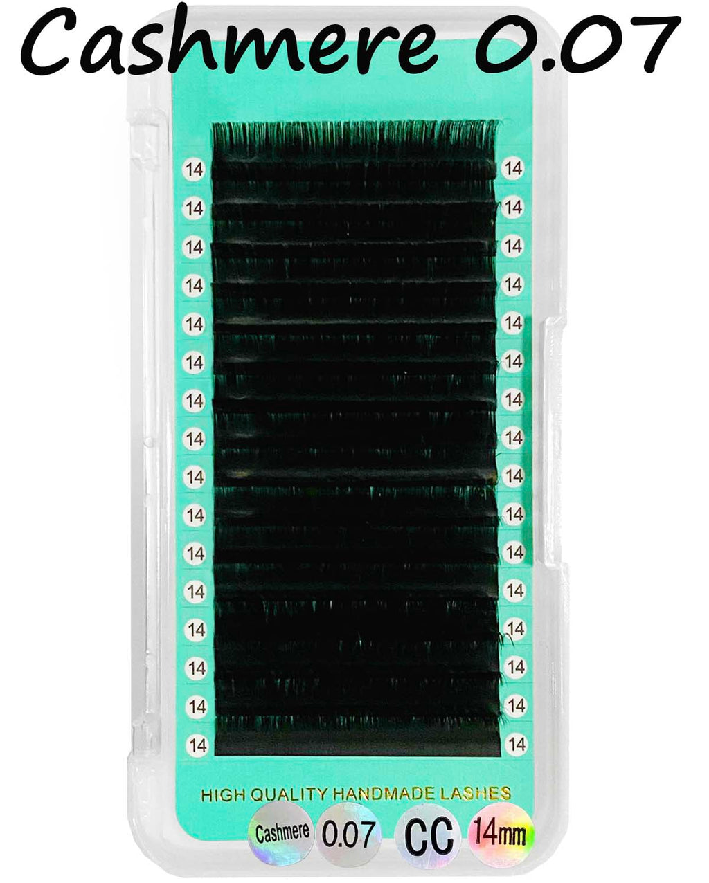 Cashmere Extra Matte Dark Black Lashes [0.07mm 16-lines]