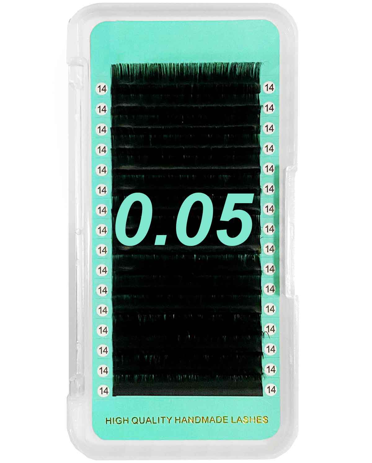 Cashmere Extra Matte Dark Black Lashes 0.05mm [16-lines]