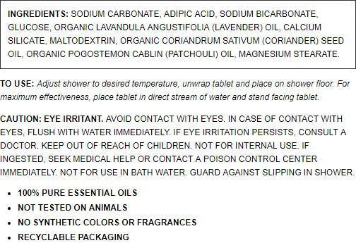 Aura Cacia Lavender Shower Tabs (1x.3 Oz)-1