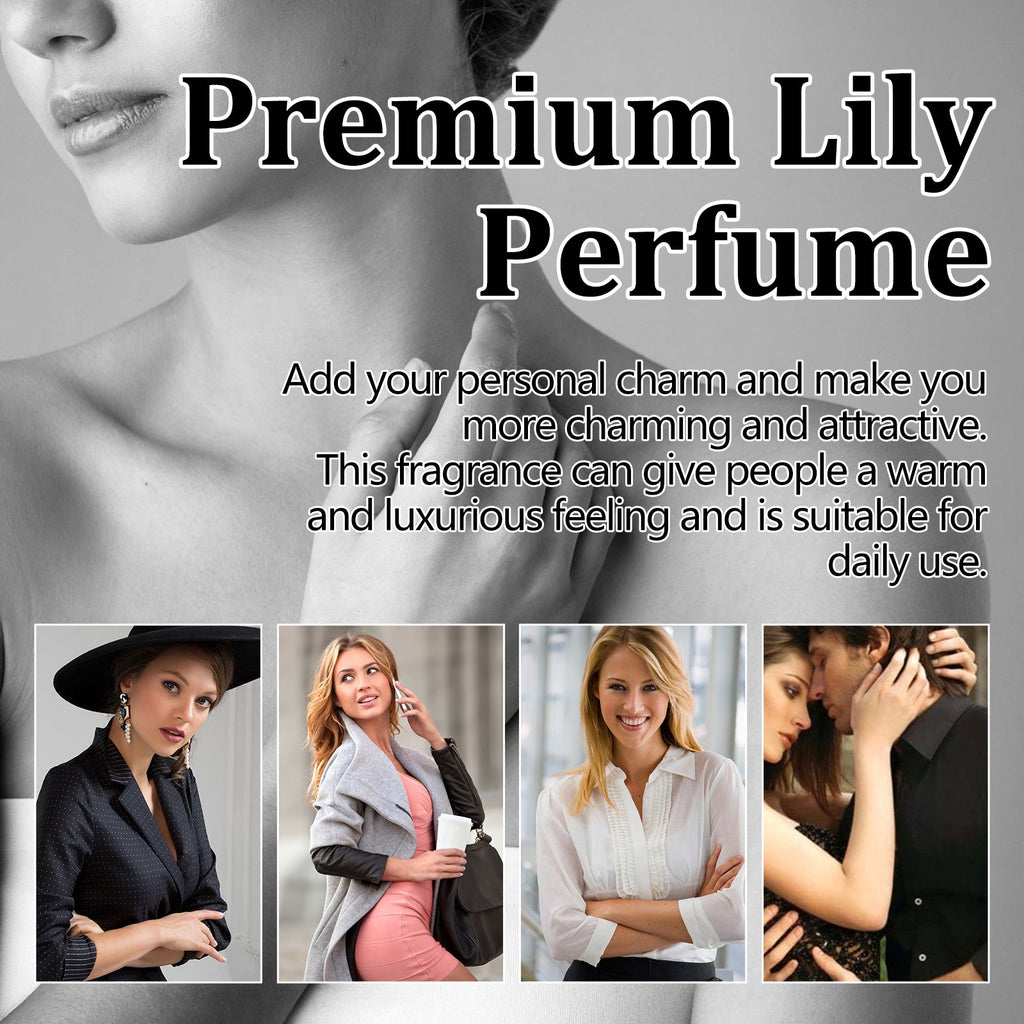 Premium Lily Perfume, Women's Lily Fragrance Fragrance Natural Fresh Stay Charm Ball Perfume