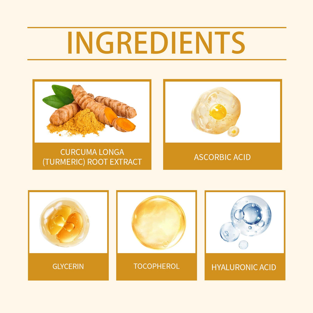 Turmeric Face Essence Hydrating And Moisturizing Gently Moisturizing And Brightening Facial Skin Delicate Care Essence