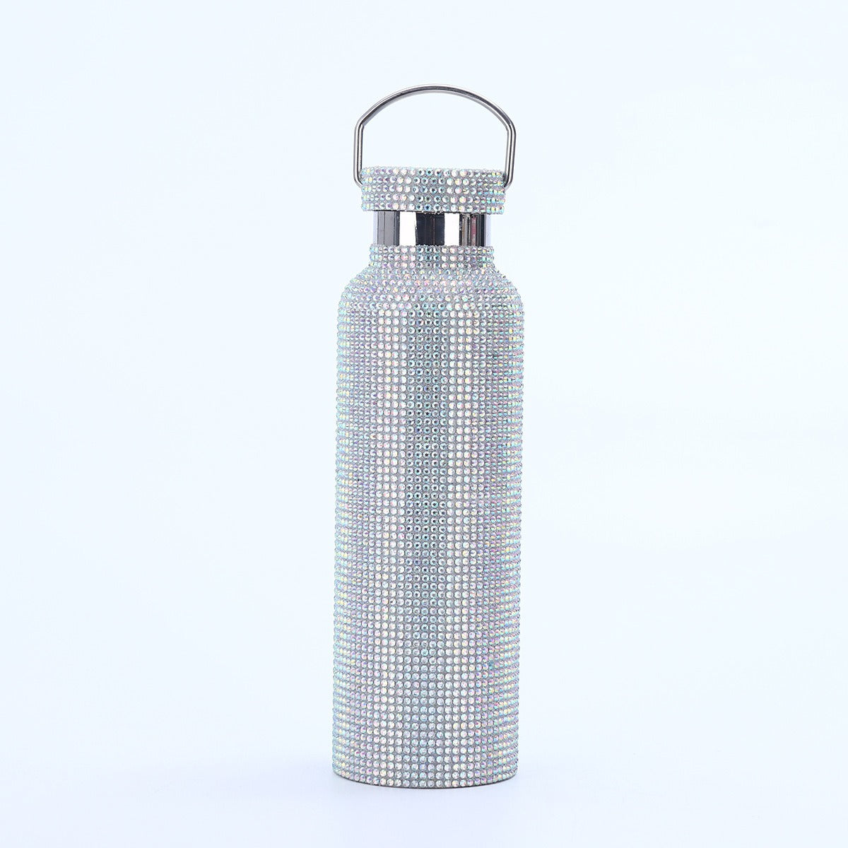 Stainless Steel Drill Bottle - portable car insulated cup outdoor portable large capacity sports kettle