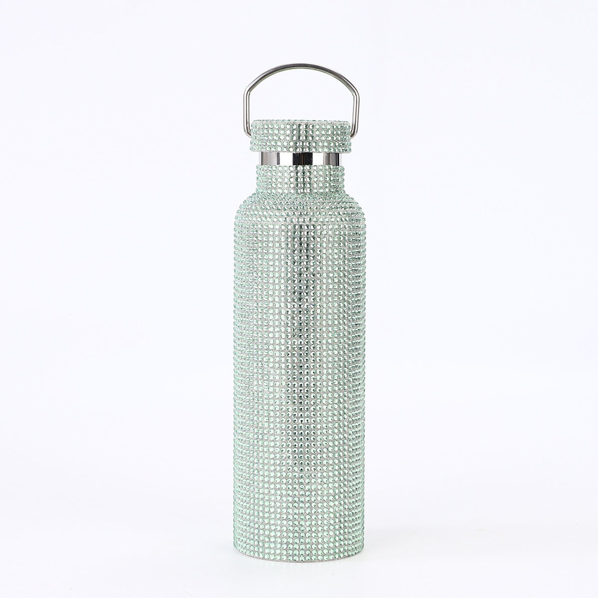 Stainless Steel Drill Bottle - portable car insulated cup outdoor portable large capacity sports kettle