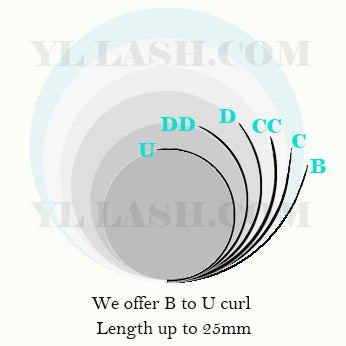Cashmere Extra Matte Dark Black Lashes [0.07mm 16-lines]