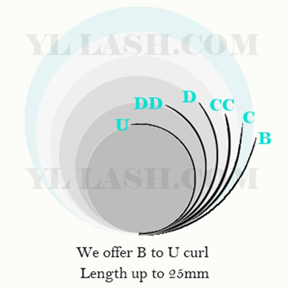 0.05mm Dark Chocolate Brown Color Lashes [8-lines]