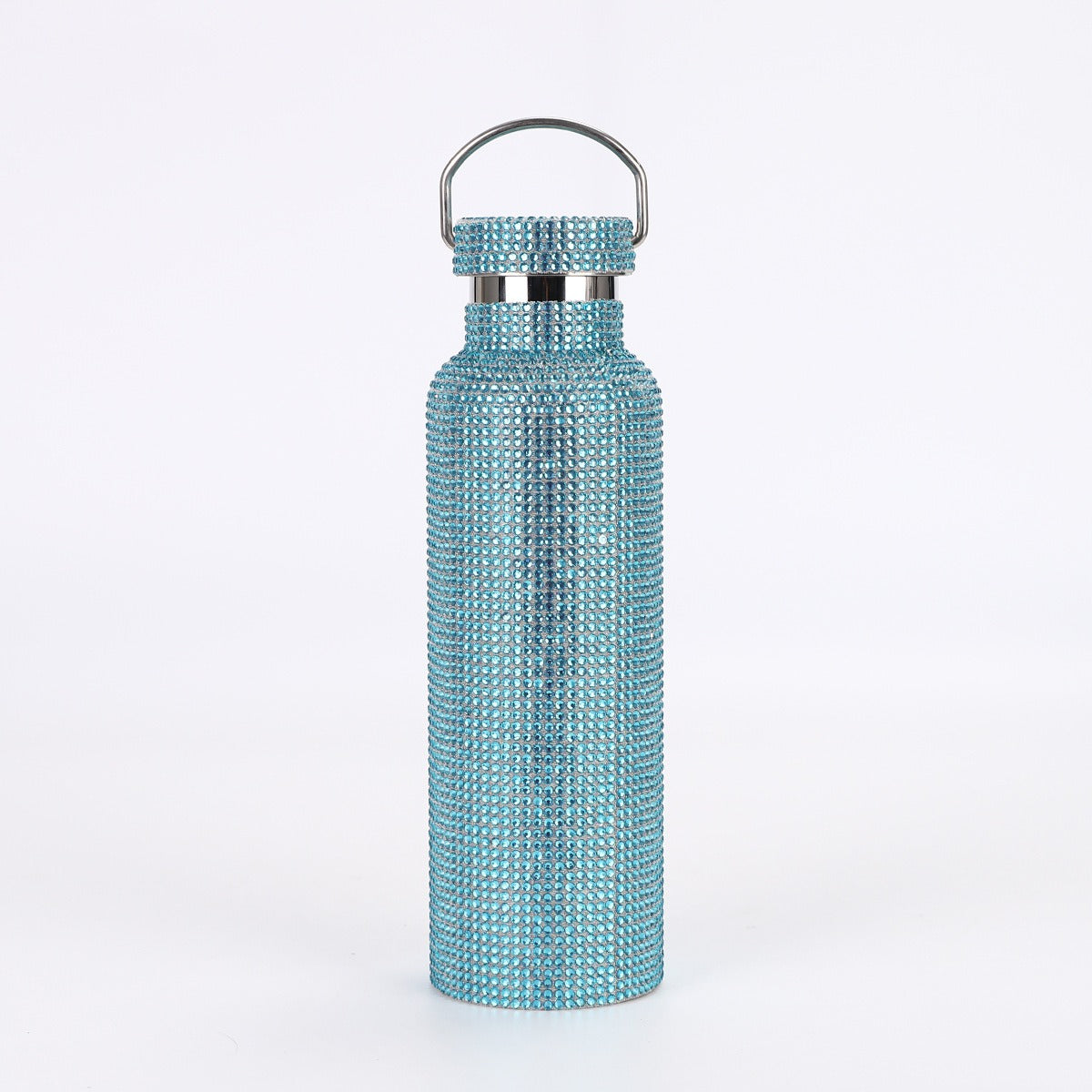 Stainless Steel Drill Bottle - portable car insulated cup outdoor portable large capacity sports kettle
