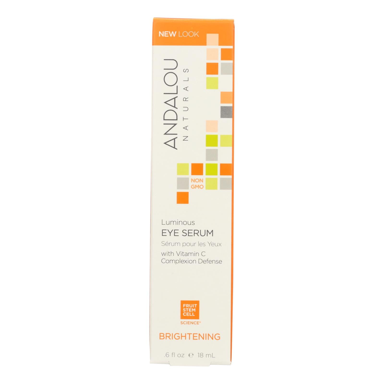 Andalou Naturals Brightening Luminous Eye Serum (0.6 Fl Oz)