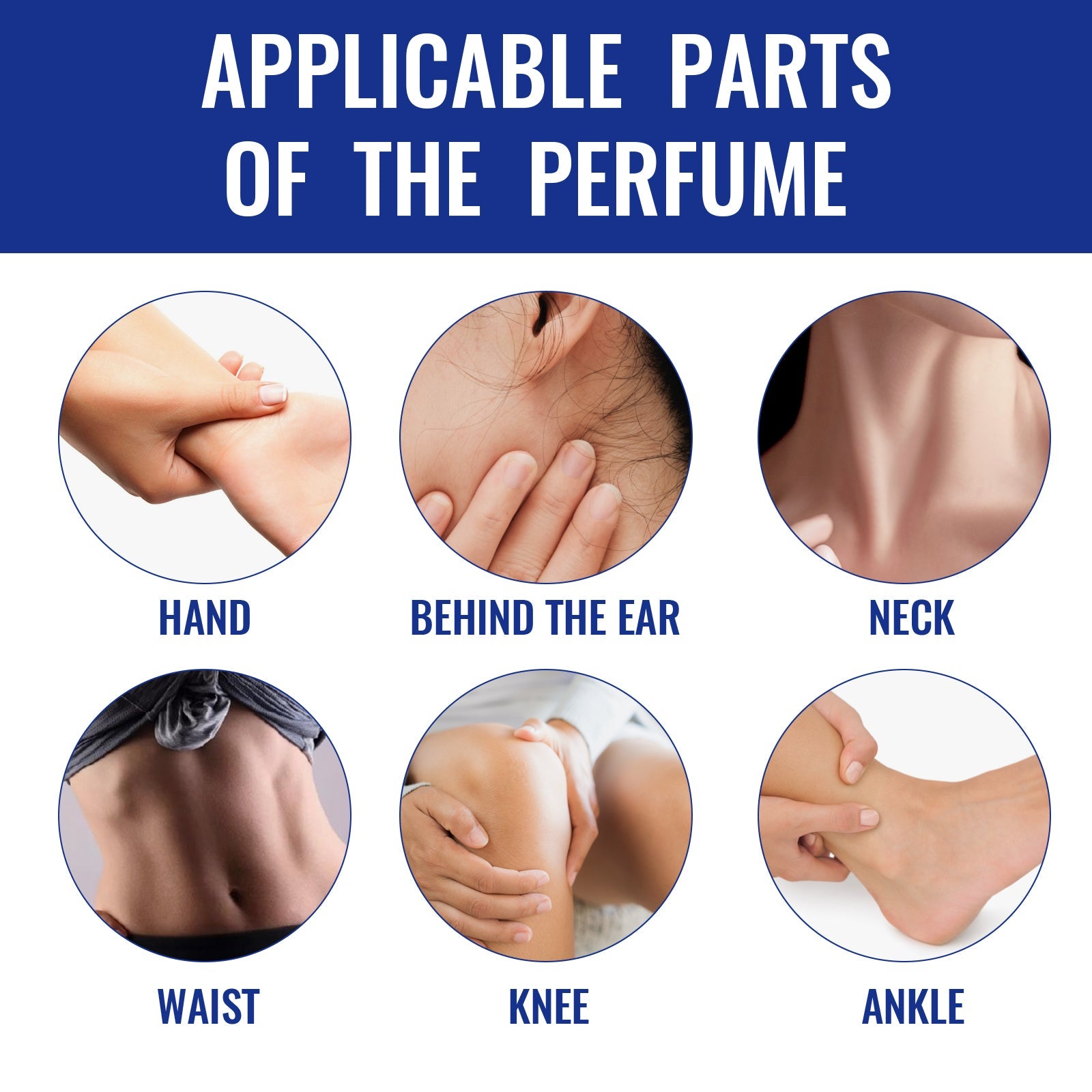 Charm Perfume, Men With Light Fragrance Wrist Neck Legs Lovers Body Fragrance Natural Clear