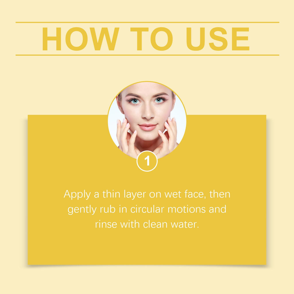 Turmeric Exfoliating Facial Scrub, Gently Repair Dead Skin Exfoliating Bright And Smooth Skin