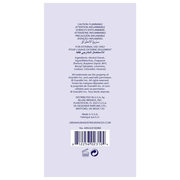 Ariana Grande Moonlight Body Spray for Women, 8 Oz