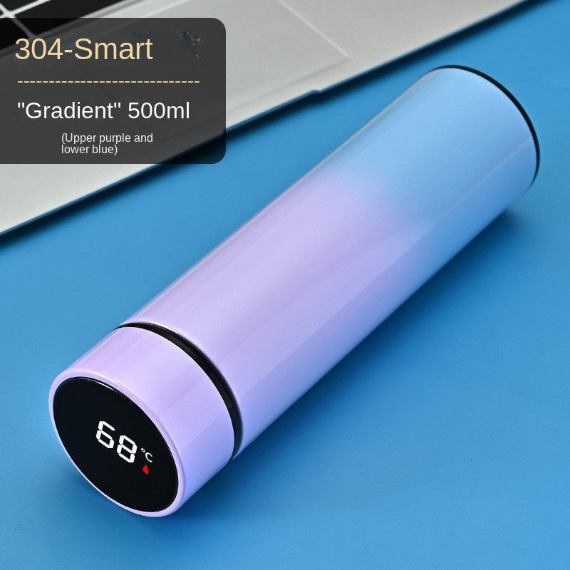 Smart Temperature Measurement Insulated Cup 304 Stainless Steel Water Cup Portable Home Cup Gift Cup Wholesale Engraving