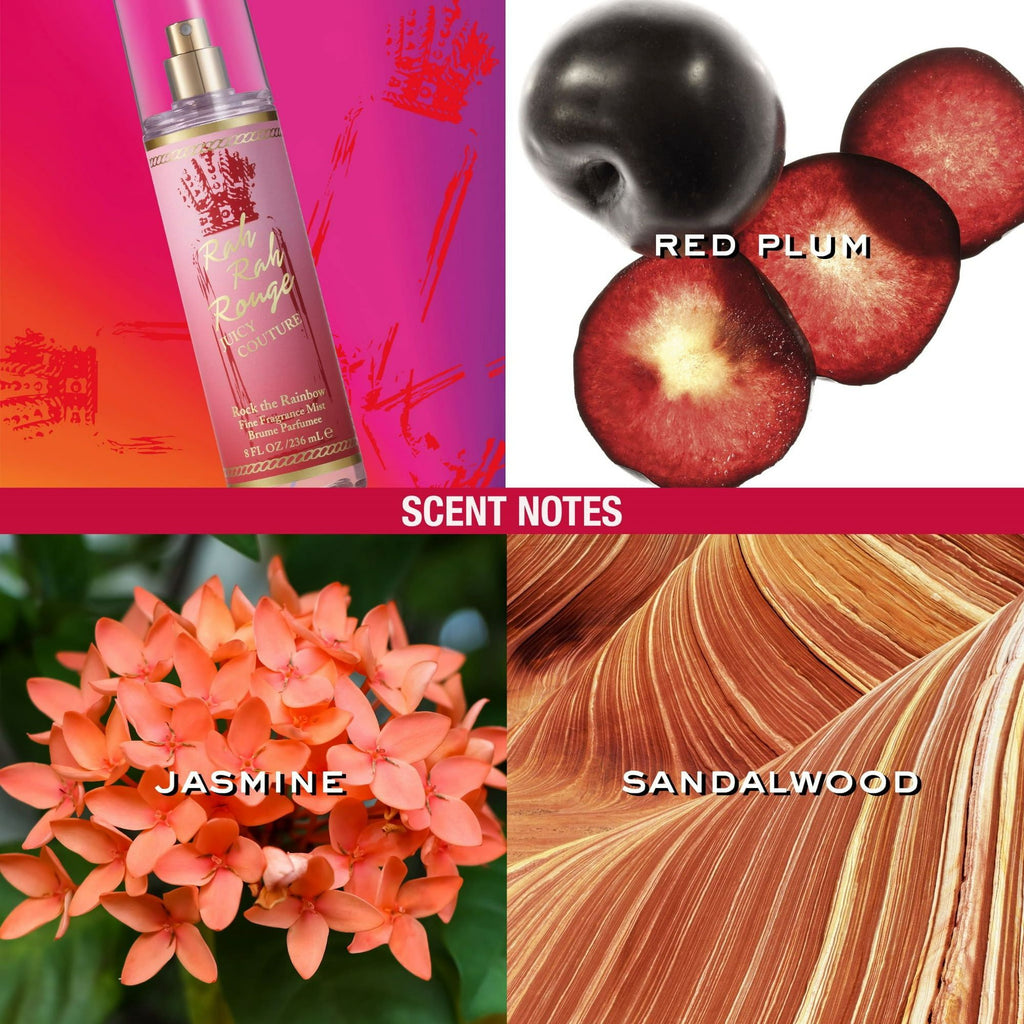 Juicy Couture Rah Rah Rouge Body Mist Spray, Perfume for Women 8.0 fl oz