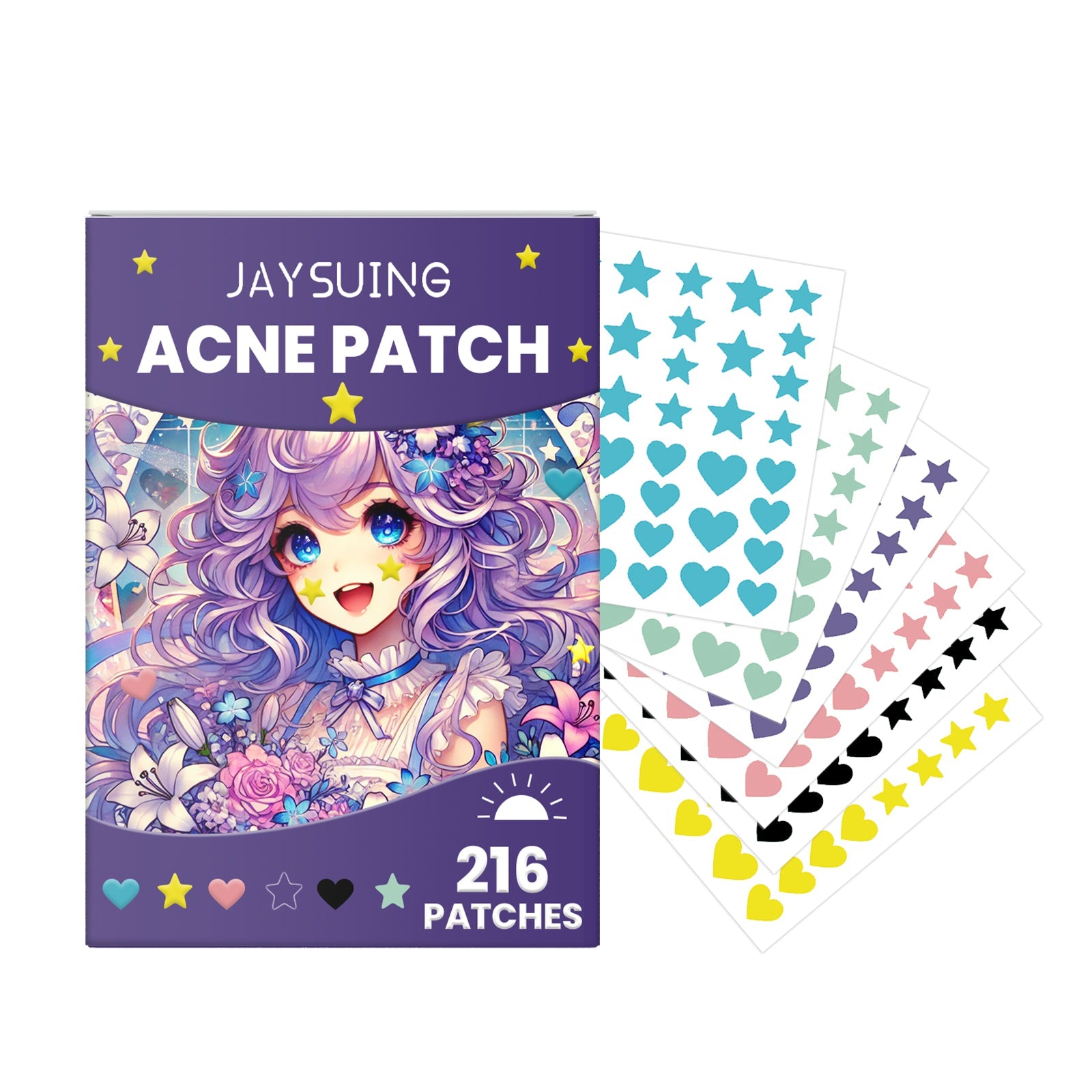 Color Acne Patch Covering Acne Print Face Patch For Comfort And Smoothness