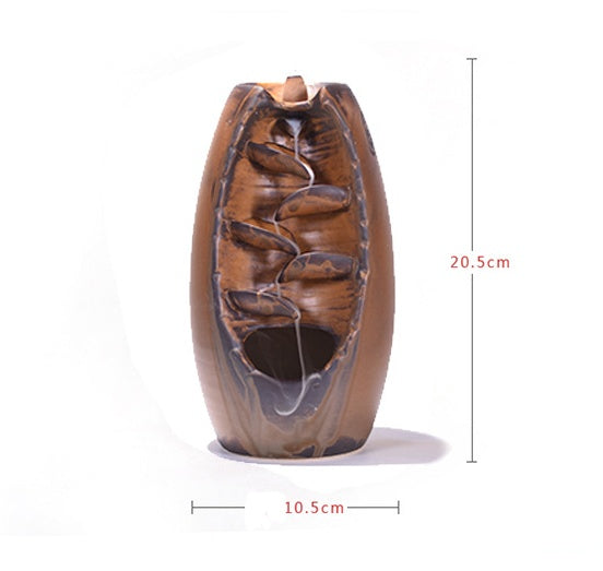 Multi-layers Ceramic Back flow Incense Burner