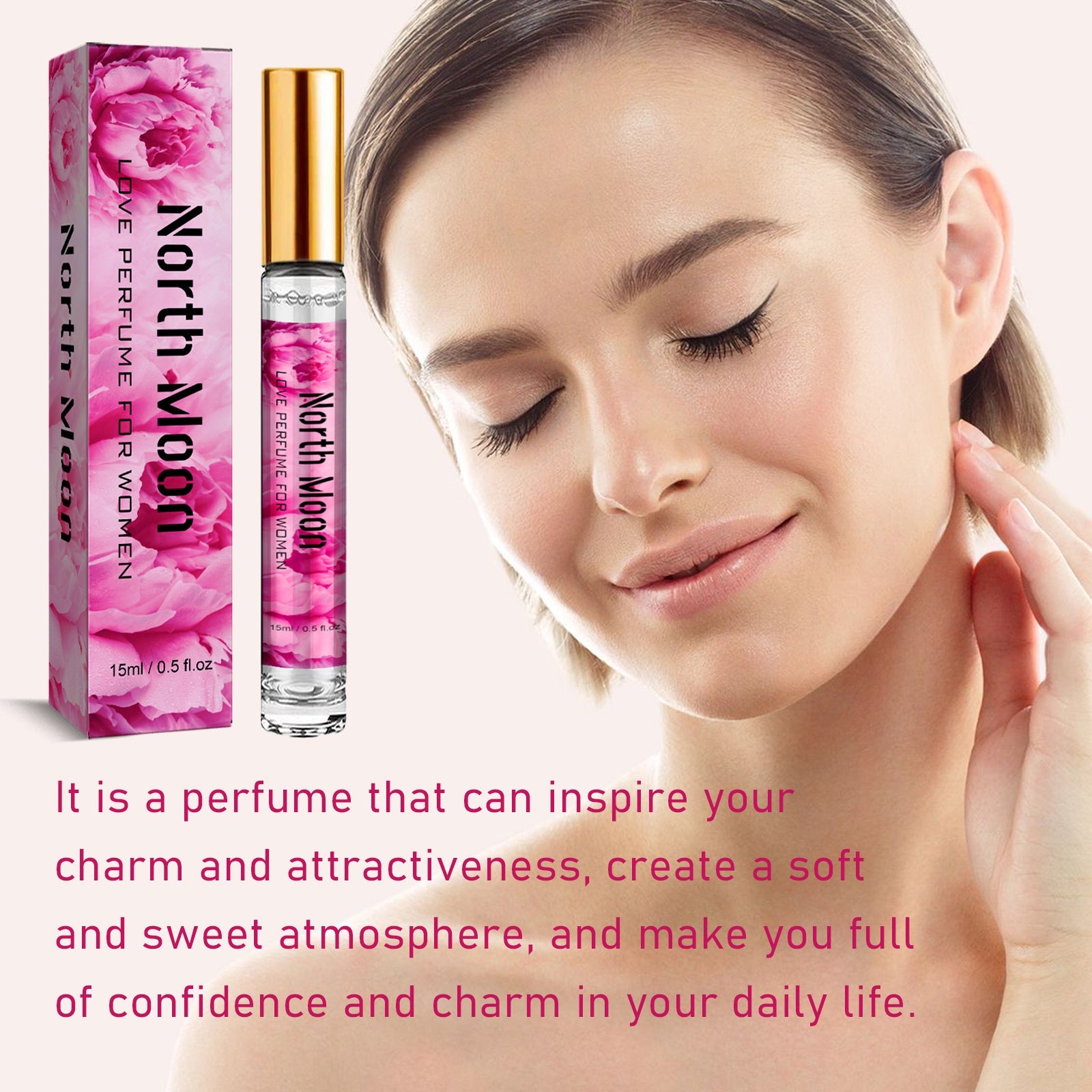 Love Perfume For Women, Charm Release Fragrance Natural Fresh Mild Does Not Stimulate Niche Perfume