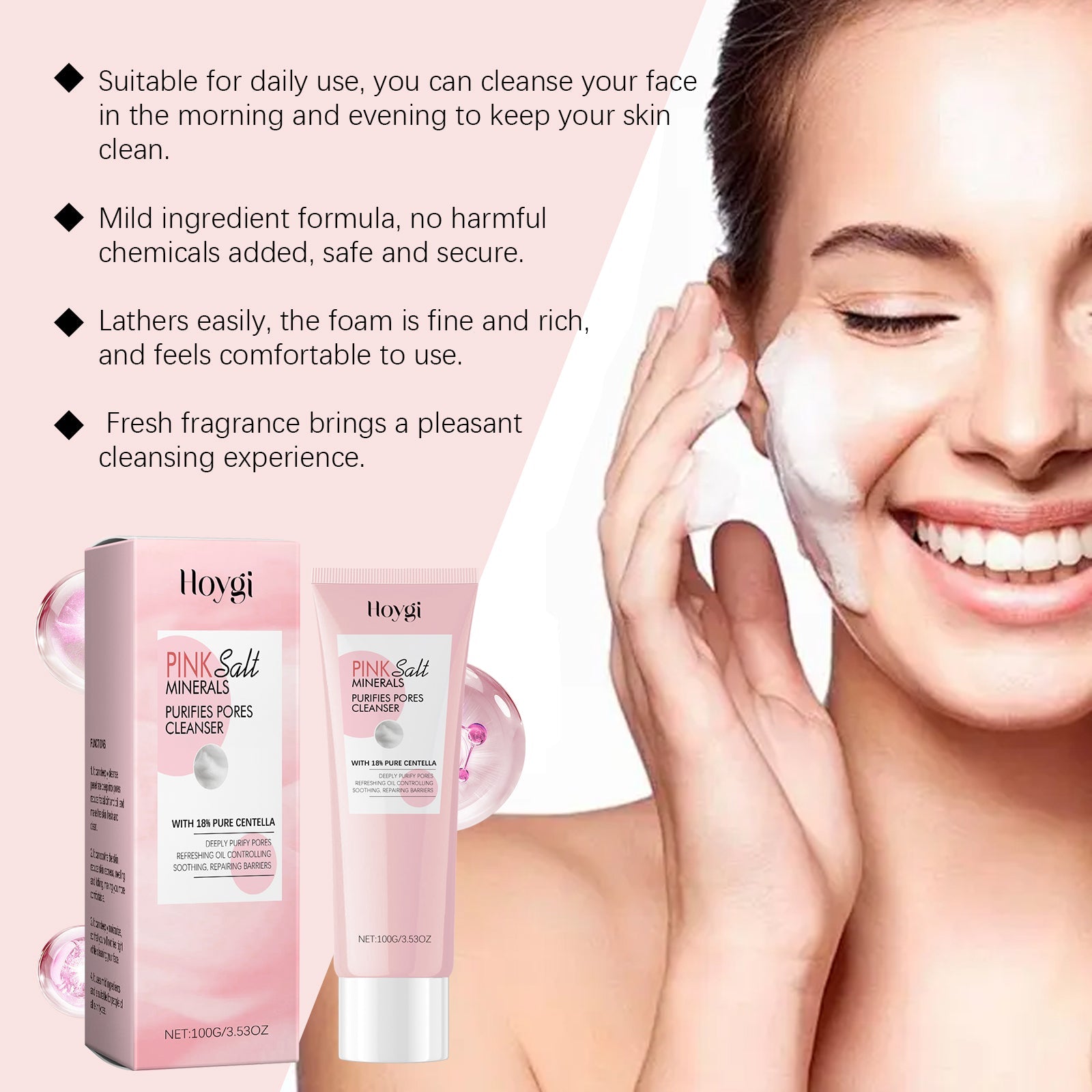 Pore Cleansing Cleanser Cleans Impurities From The Face, Moisturizes The Skin And Is Gentle And Moisturizing