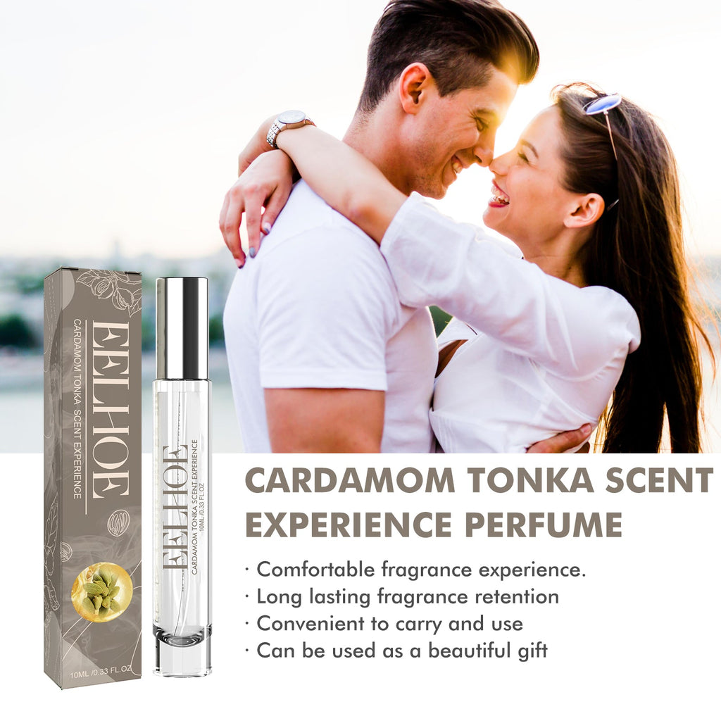 Cardamom Tonka Scent Experience Perfume, Natural Fragrance Light Elegant Lasting Fragrance Mild Portable Date Atmosphere Perfume