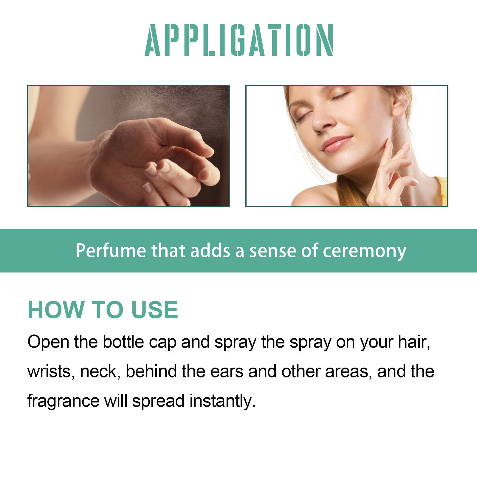 Perfume Spray Portable Natural Long-Lasting Fresh Light Fragrance Mild Niche Perfume