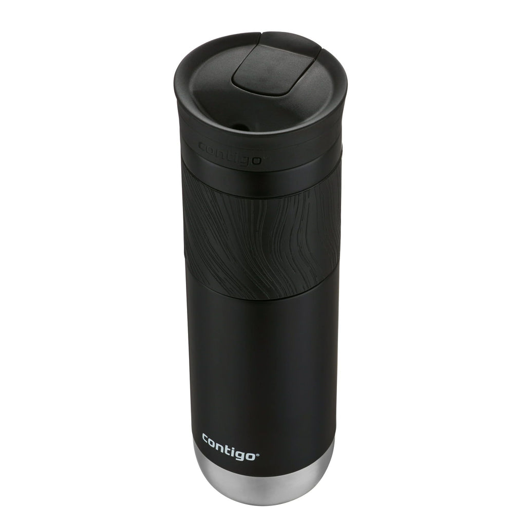 Contigo Byron 2.0 Stainless Steel Travel Mug with Snapseal Lid and Grip in Black, 24 fl oz.