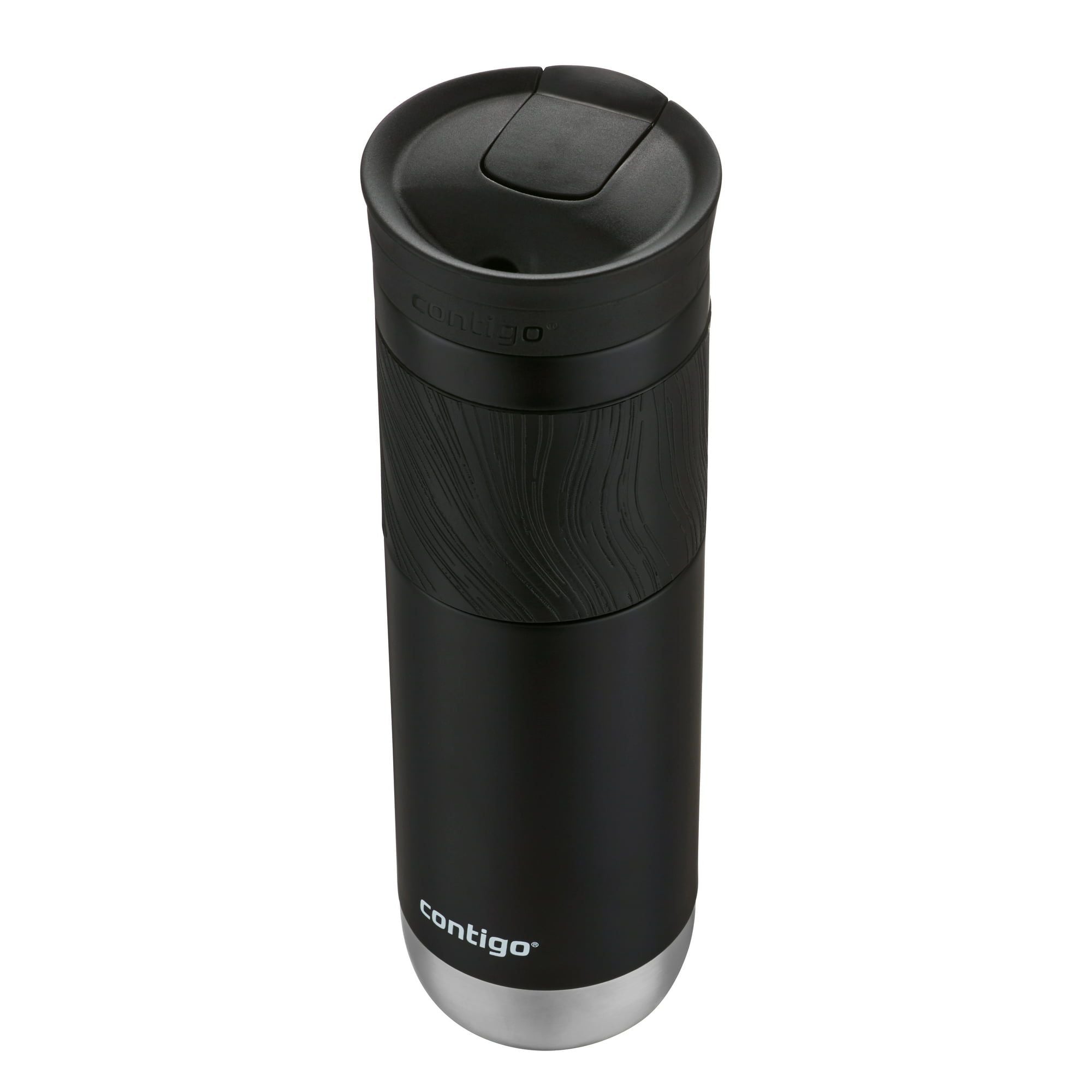 Contigo Byron 2.0 Stainless Steel Travel Mug with Snapseal Lid and Grip in Black, 24 fl oz.