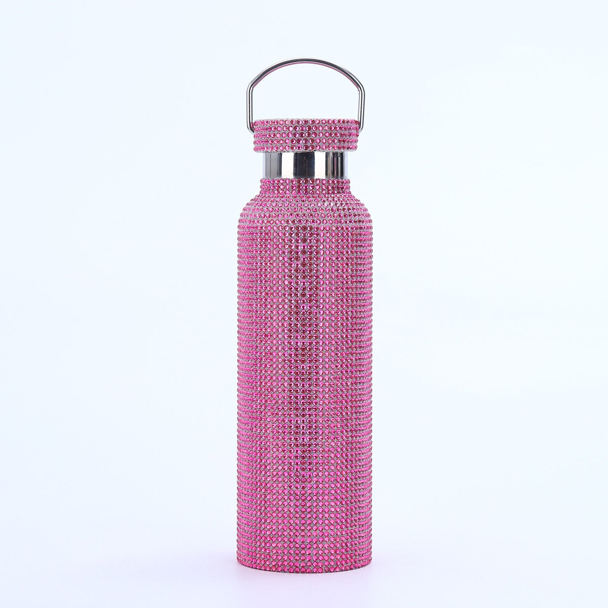Stainless Steel Drill Bottle - portable car insulated cup outdoor portable large capacity sports kettle