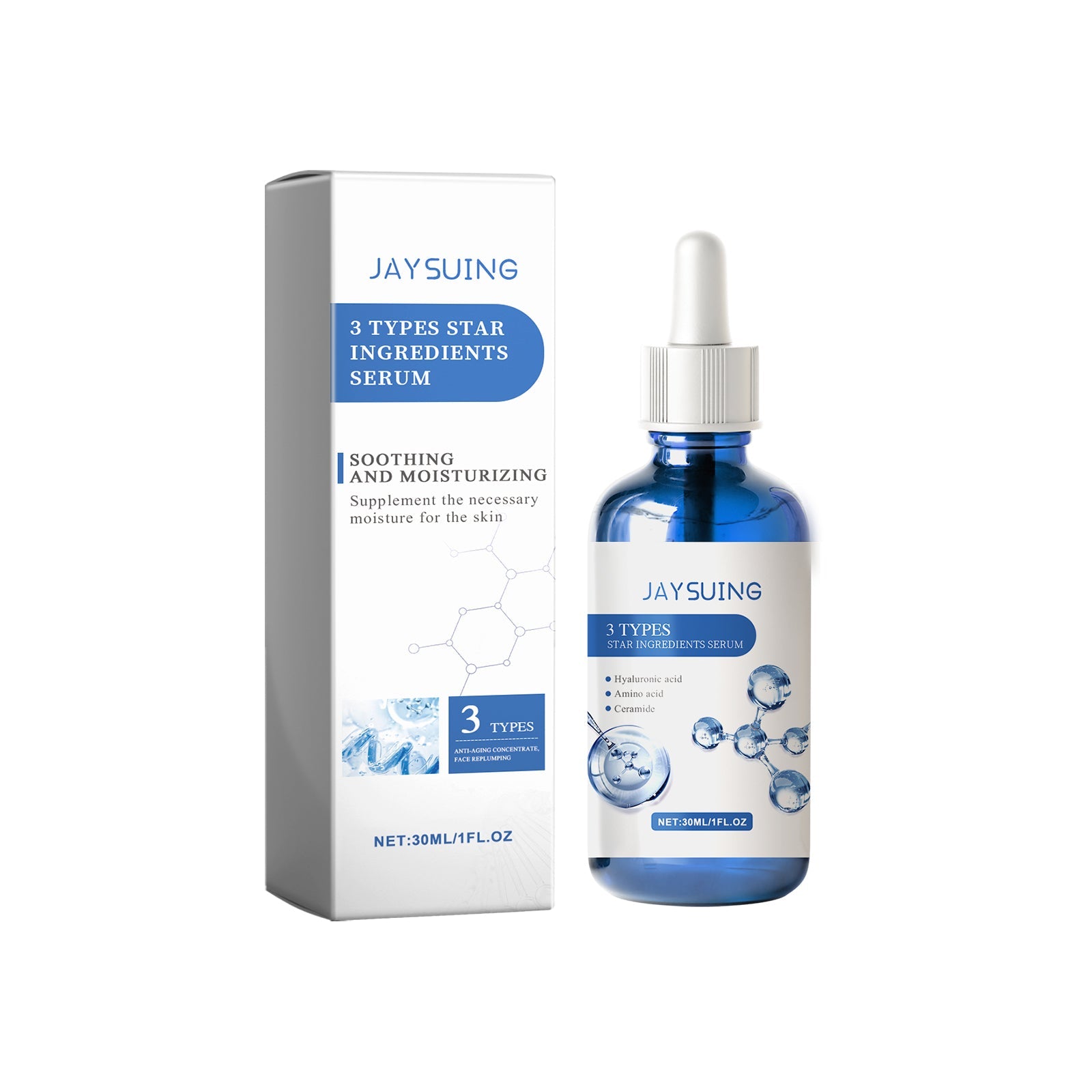 3 In 1 Soothing And Hydrating Serum Hydrates And Moisturizes Skin Hydrating, Refreshing And Long-Lasting Serum