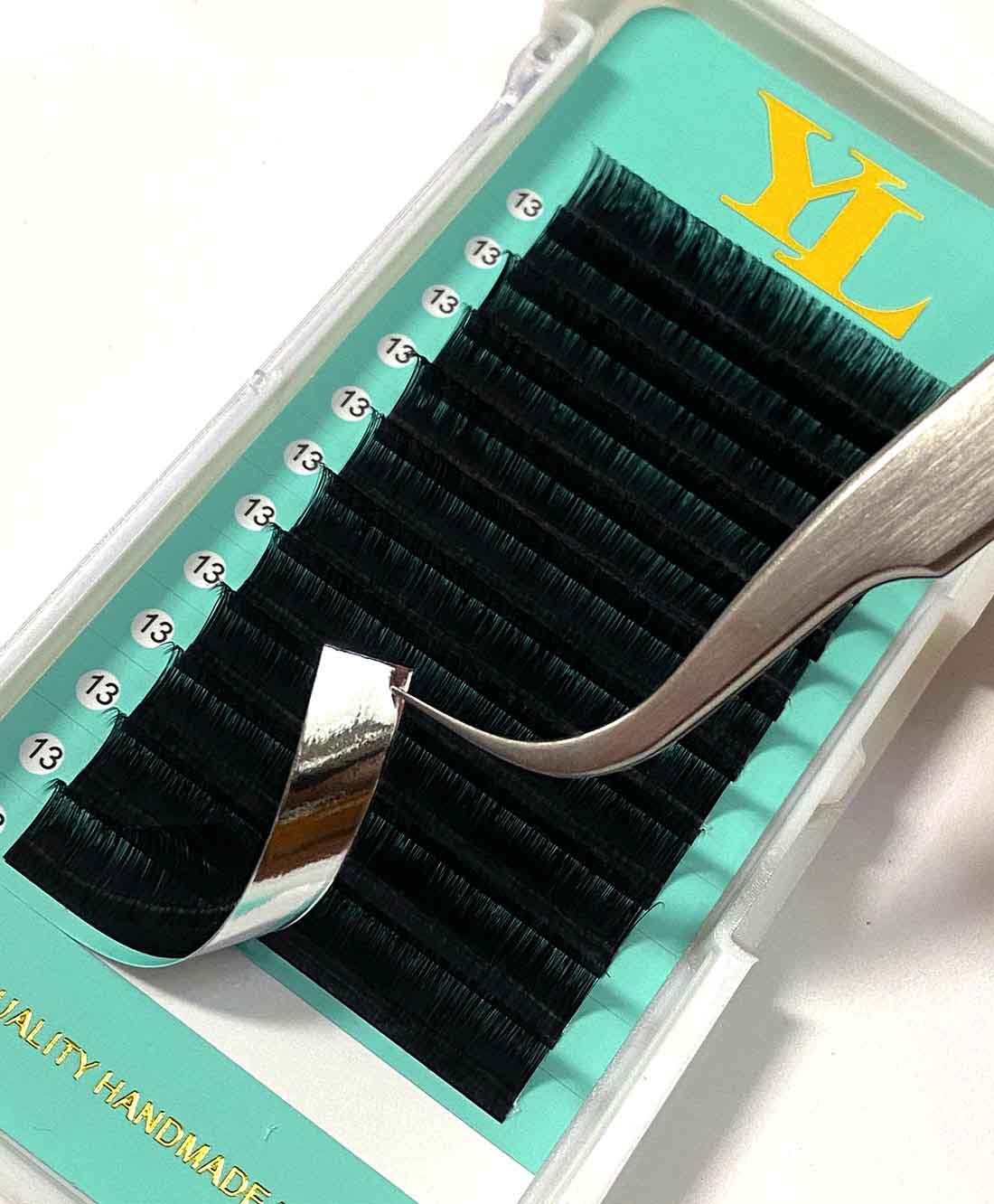 Classic Cashmere Matte FauxMink Deep Black Lashes [0.18mm 16-lines]