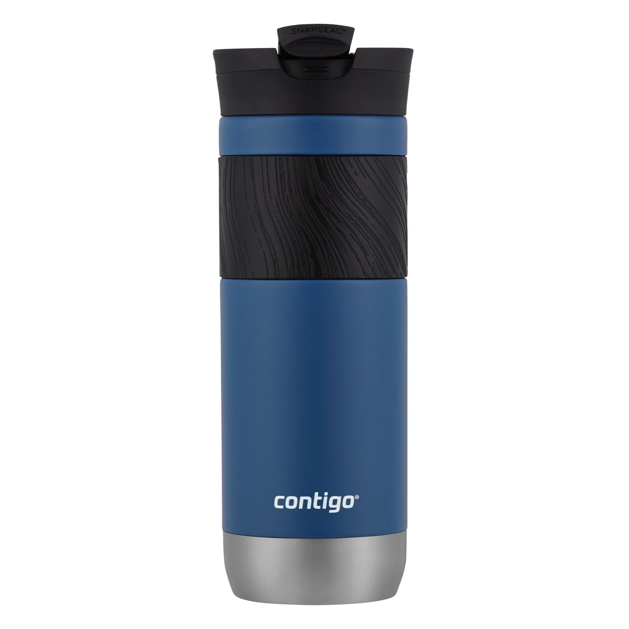 Contigo Byron 2.0 Stainless Steel Travel Mug with SNAPSEAL Lid and Grip Blue Corn, 20 fl oz