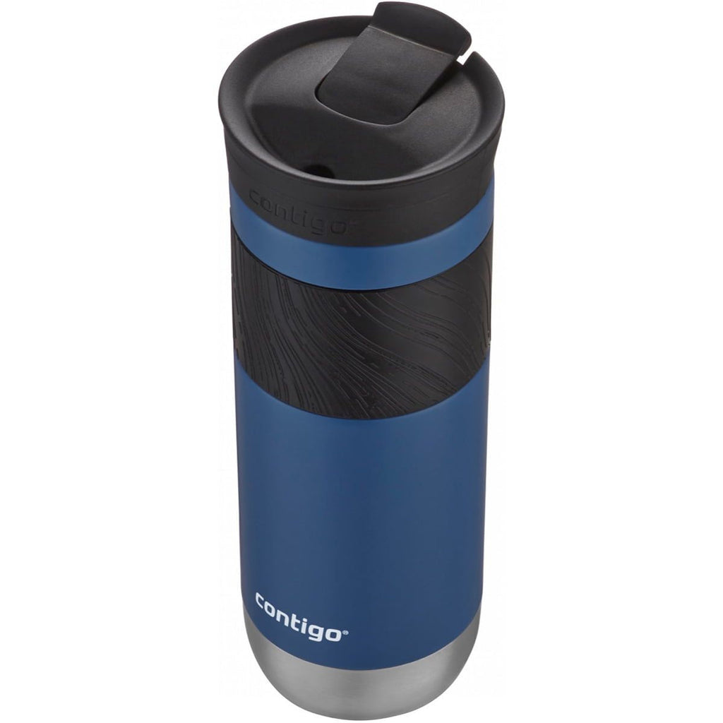 Contigo Byron 2.0 Stainless Steel Travel Mug with SNAPSEAL Lid and Grip Blue Corn, 20 fl oz