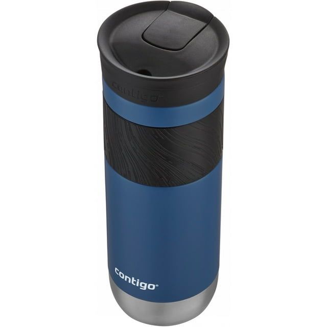 Contigo Byron 2.0 Stainless Steel Travel Mug with SNAPSEAL Lid and Grip Blue Corn, 20 fl oz