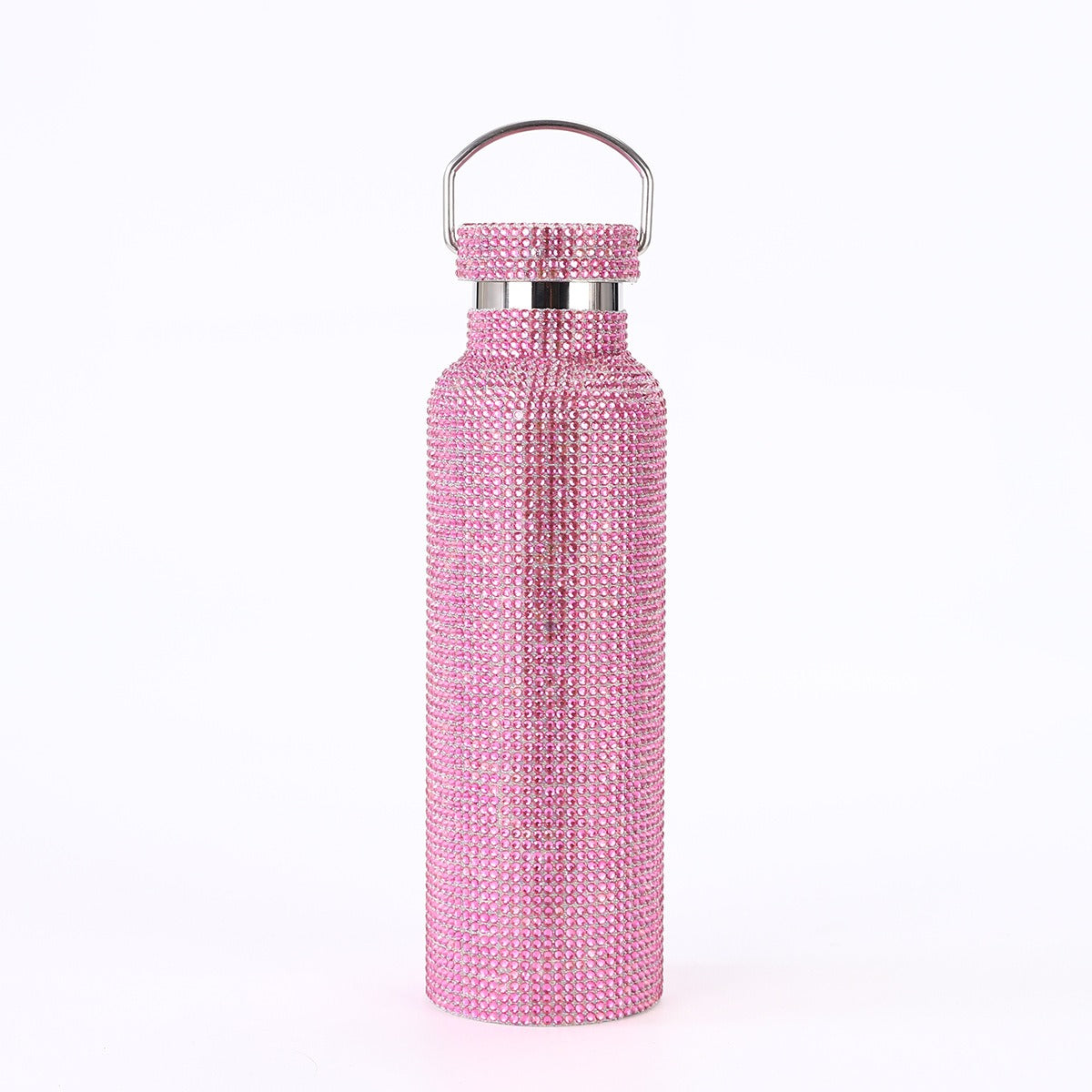 Stainless Steel Drill Bottle - portable car insulated cup outdoor portable large capacity sports kettle