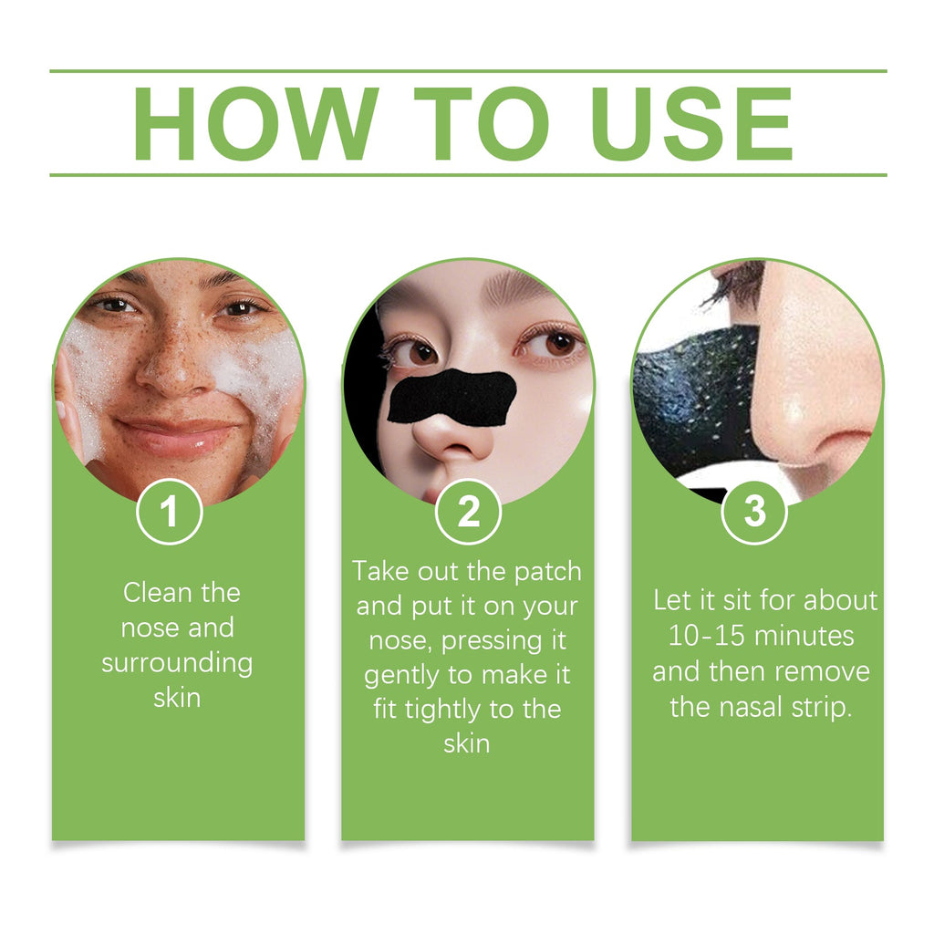 Charcoal Blackhead Pore Patch Gently Cleans Face From Blackheads And Improves Rough Pores