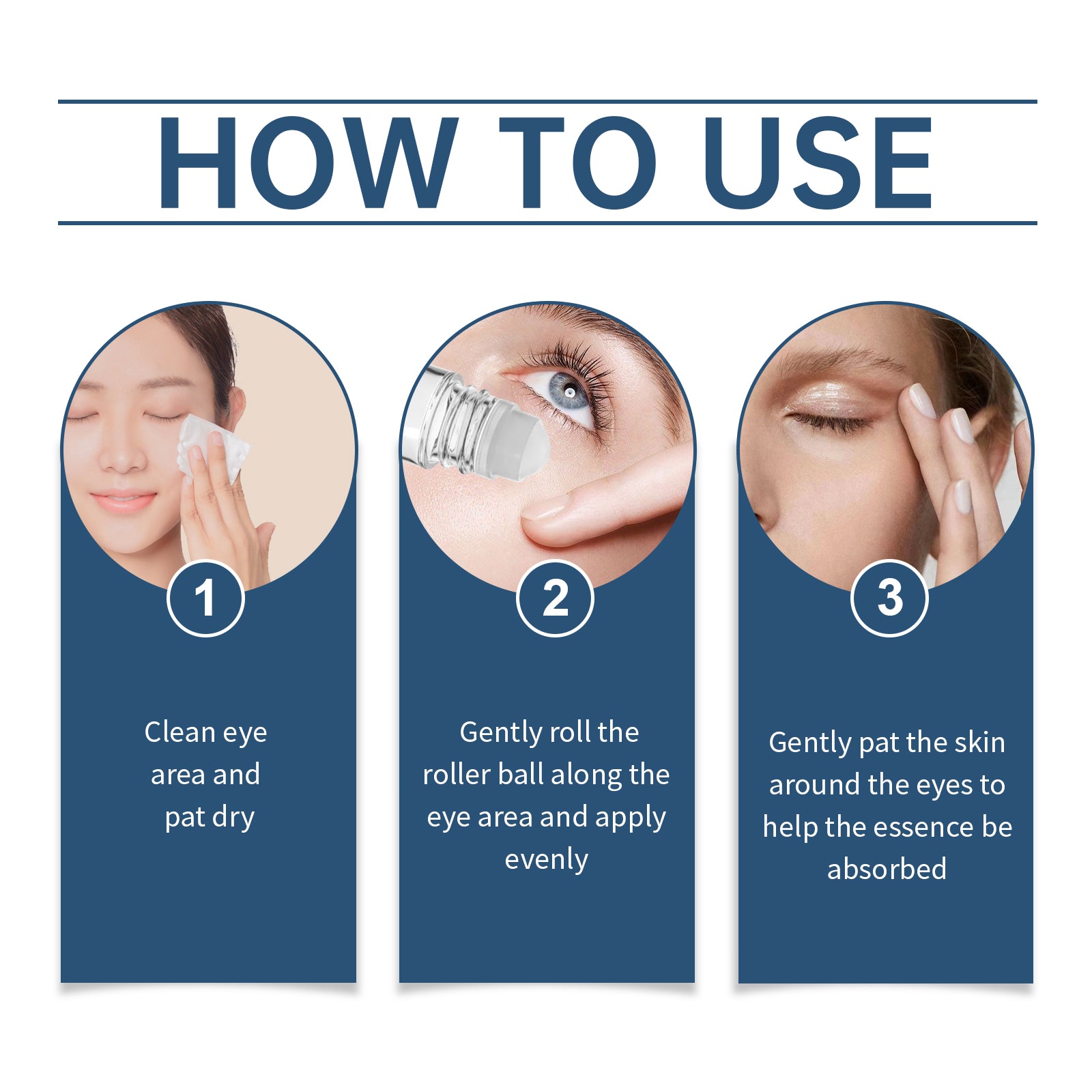 Hyaluronic Acid Eye Ball Gentle Care Firming Eye Skin Moisturizing And Moisturizing Care Ball
