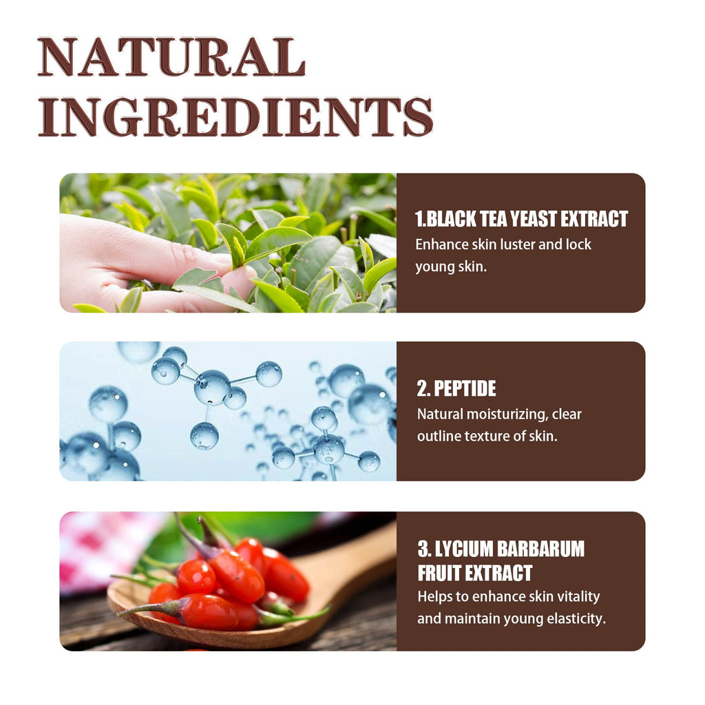 Black Tea Firming Moulding Face Cream, Moisturizing Softening Skin Firming Shrinking Pore Face Cream