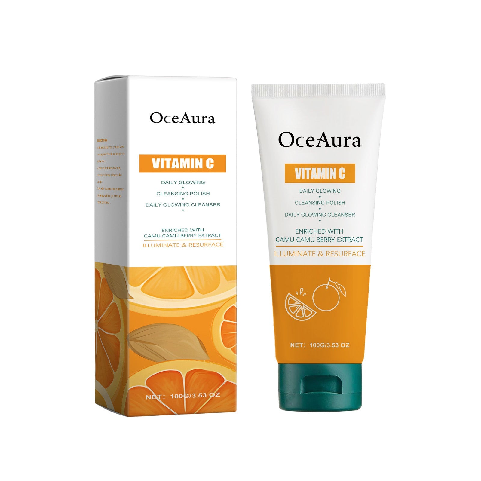 Vitamin C Cleanser Brightening Complexion Cleansing Face Gentle Hydrating Nourishing Cleanser