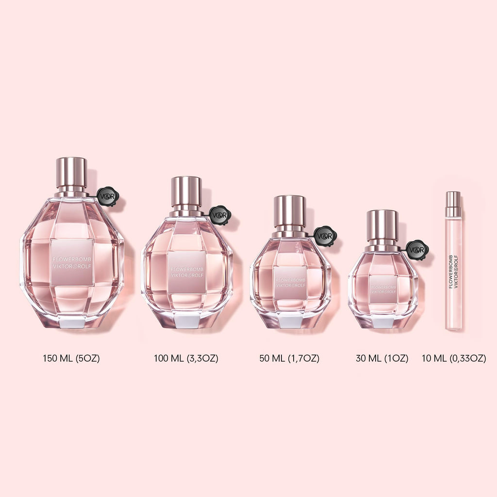 Viktor&Rolf Flowerbomb Eau de Parfum Floral and Woody Women's Perfume 1.7 Oz